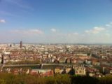 la vue panoramique sur la ville de Lyon