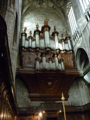 l'orgue de la cathédrale de Narbonne