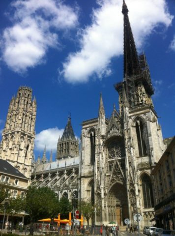 Vue sur la Cathédrale de Rouen