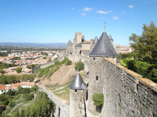 Les remparts de la cité de Carcassonne