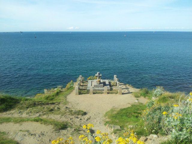 Tombe de Chateaubriand et la mer