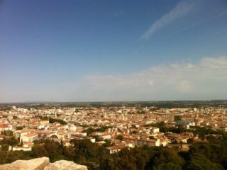 Nîmes vue depuis la tour Magne