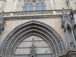 façade de la cathédrale Saint-Pierre (photo d'Evelyne G.)