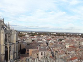 Vue panoramique de la ville de Narbonne