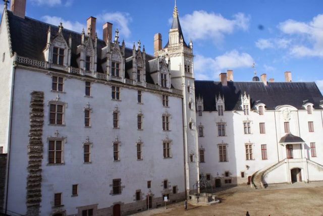 Château de Nantes, façades intérieur renaissance